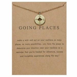 GOING PLACES inspirational necklace